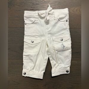 Baby phat girls white toddler crops sz 2T NWT